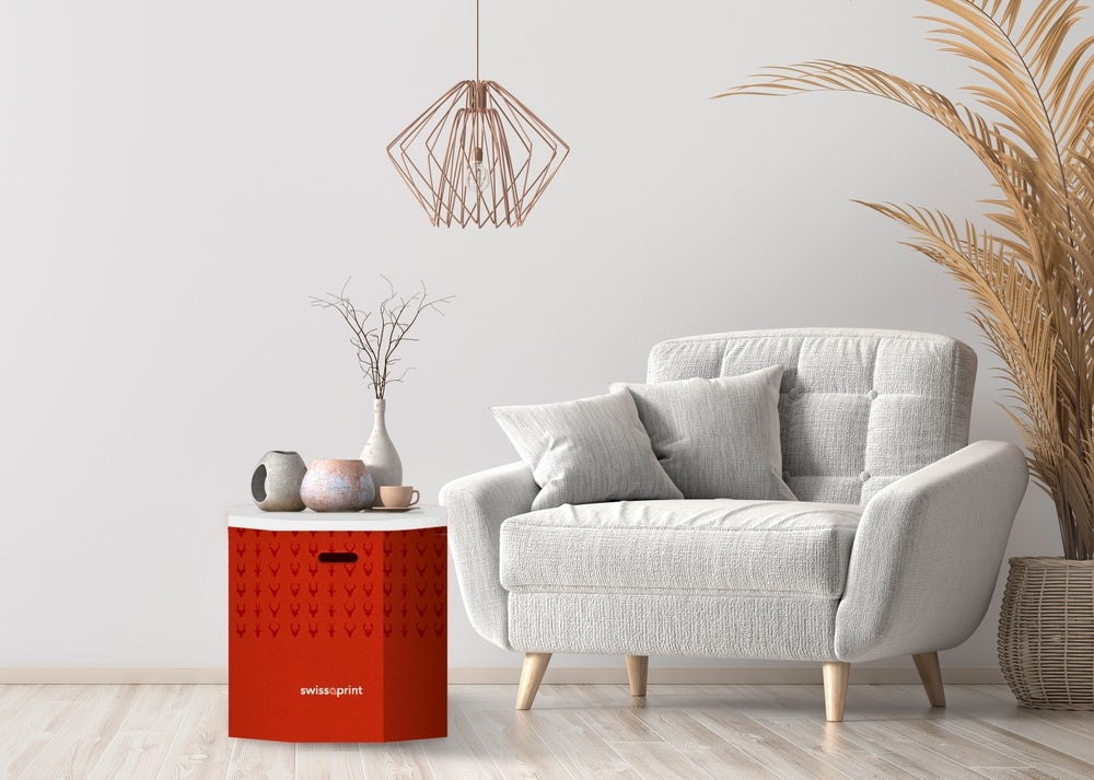 Cardboard furniture © swissQprint 