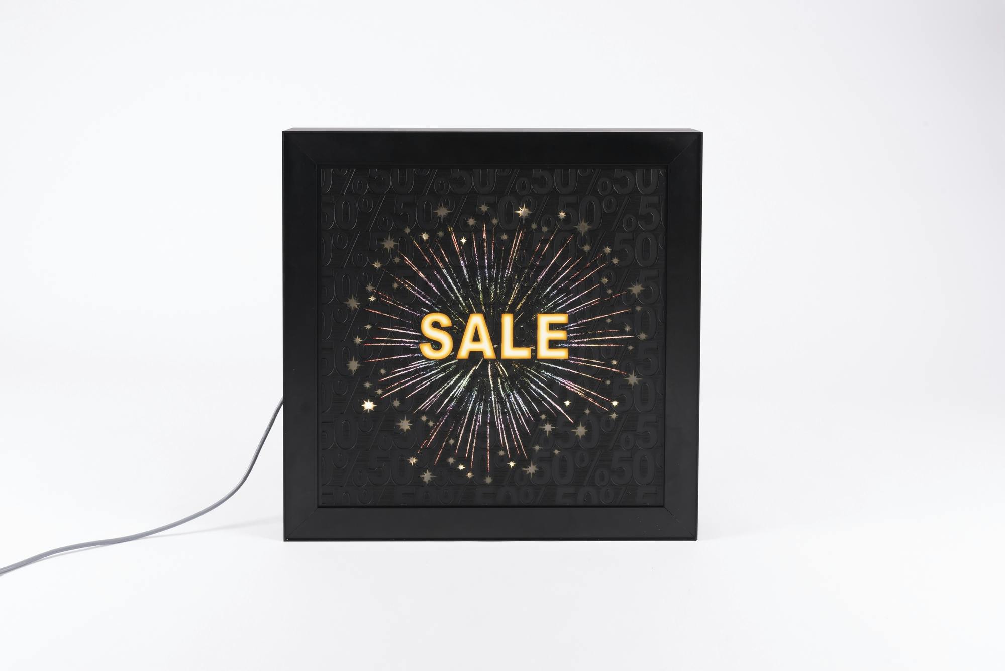 SALE signage display lightbox © swissQprint 