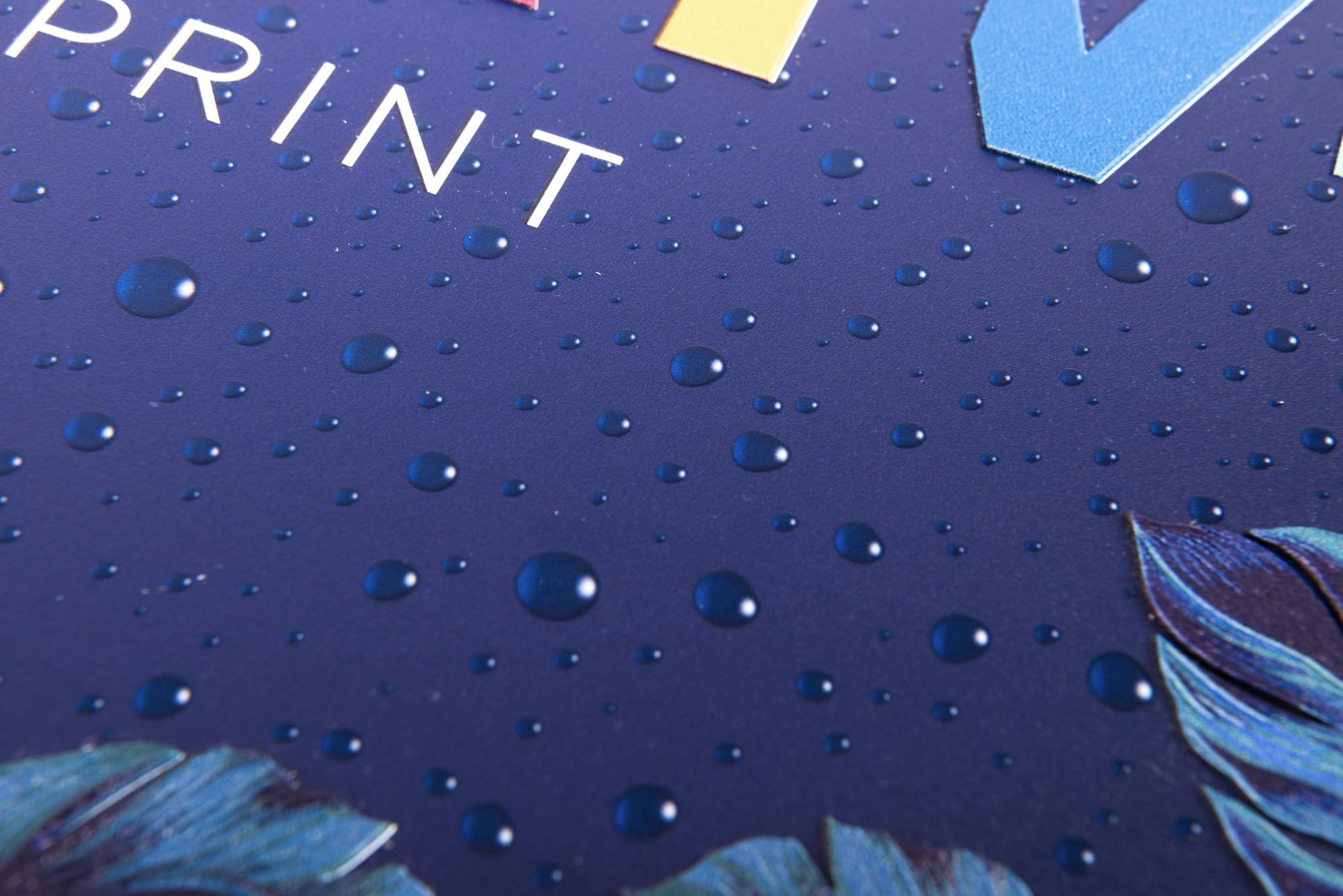 Creative print relief print Detail © swissQprint 