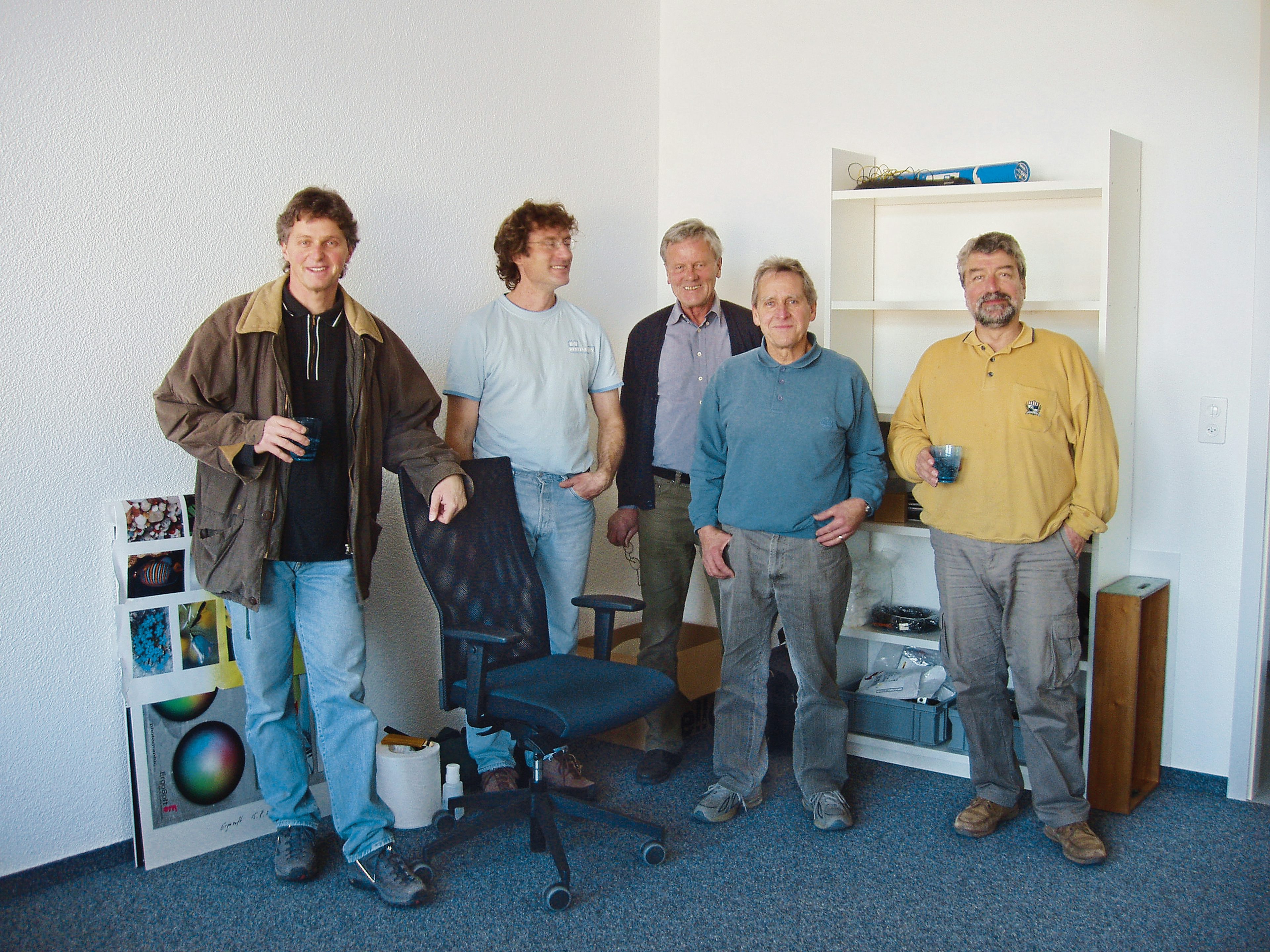 swissQprint founders at the time © swissQprint 