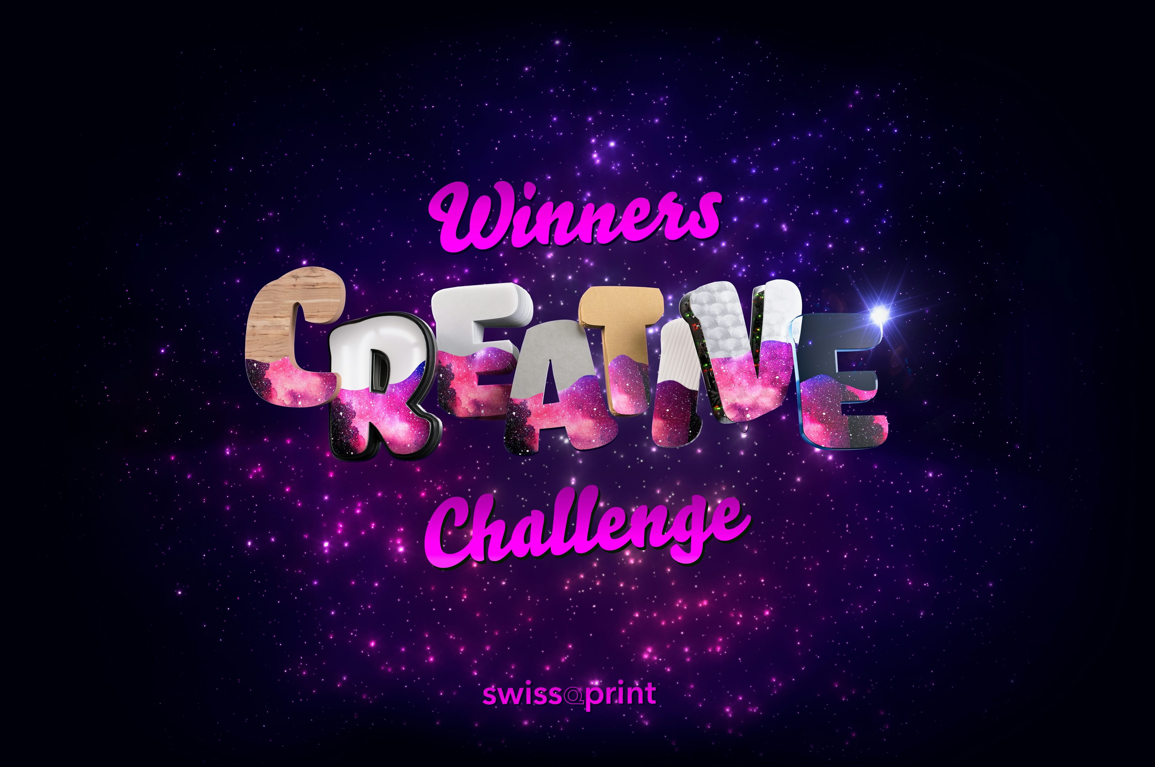 Creative Challenge Winners header © swissQprint 